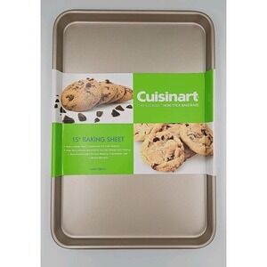 Cuisinart 15" Cookie Sheet Chef's Classic Nonstick Bakeware Cookie Baking Sheet